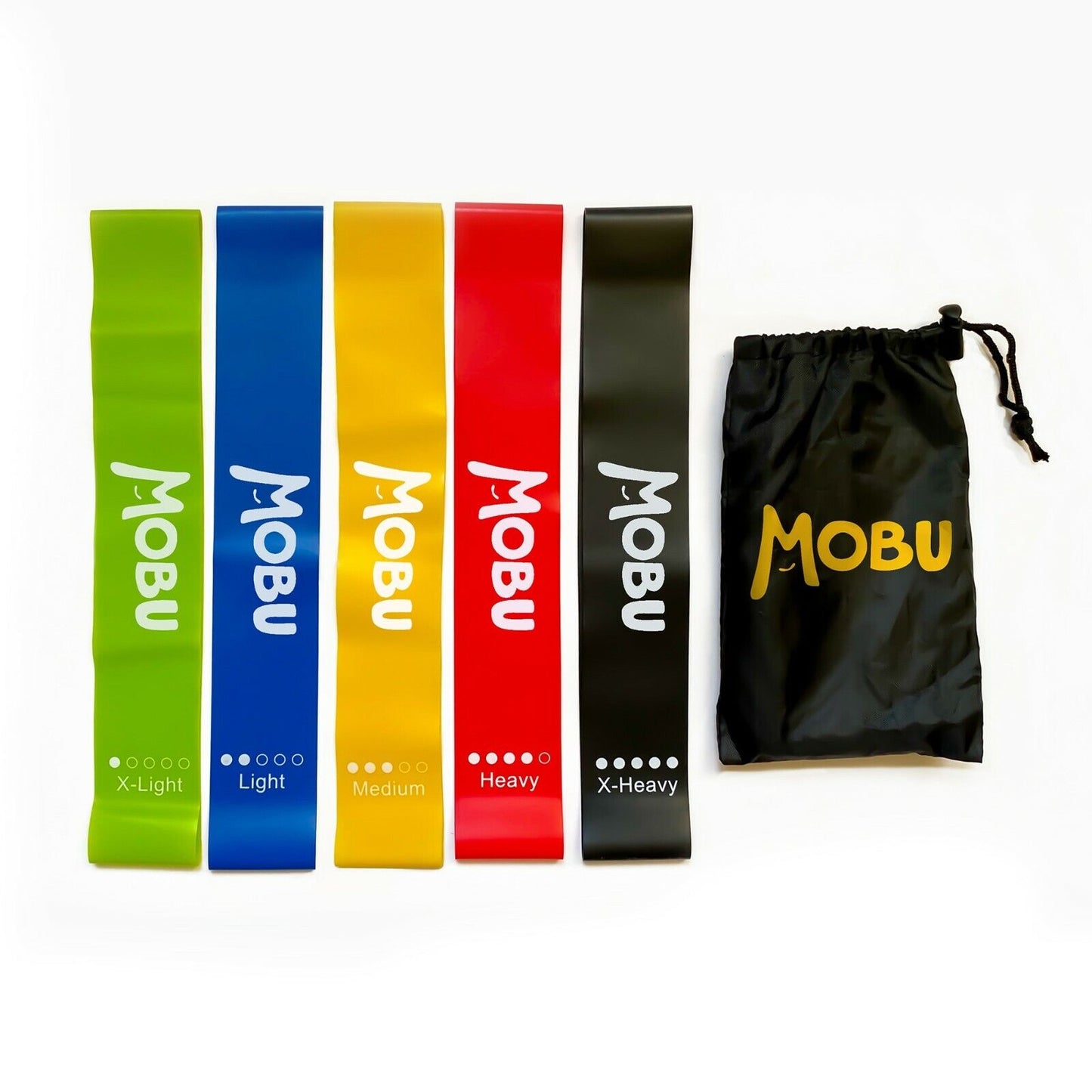 Resistance Bands Exercise Sports Loop Fitness Home Gym Yoga Latex Set - MOBU UK