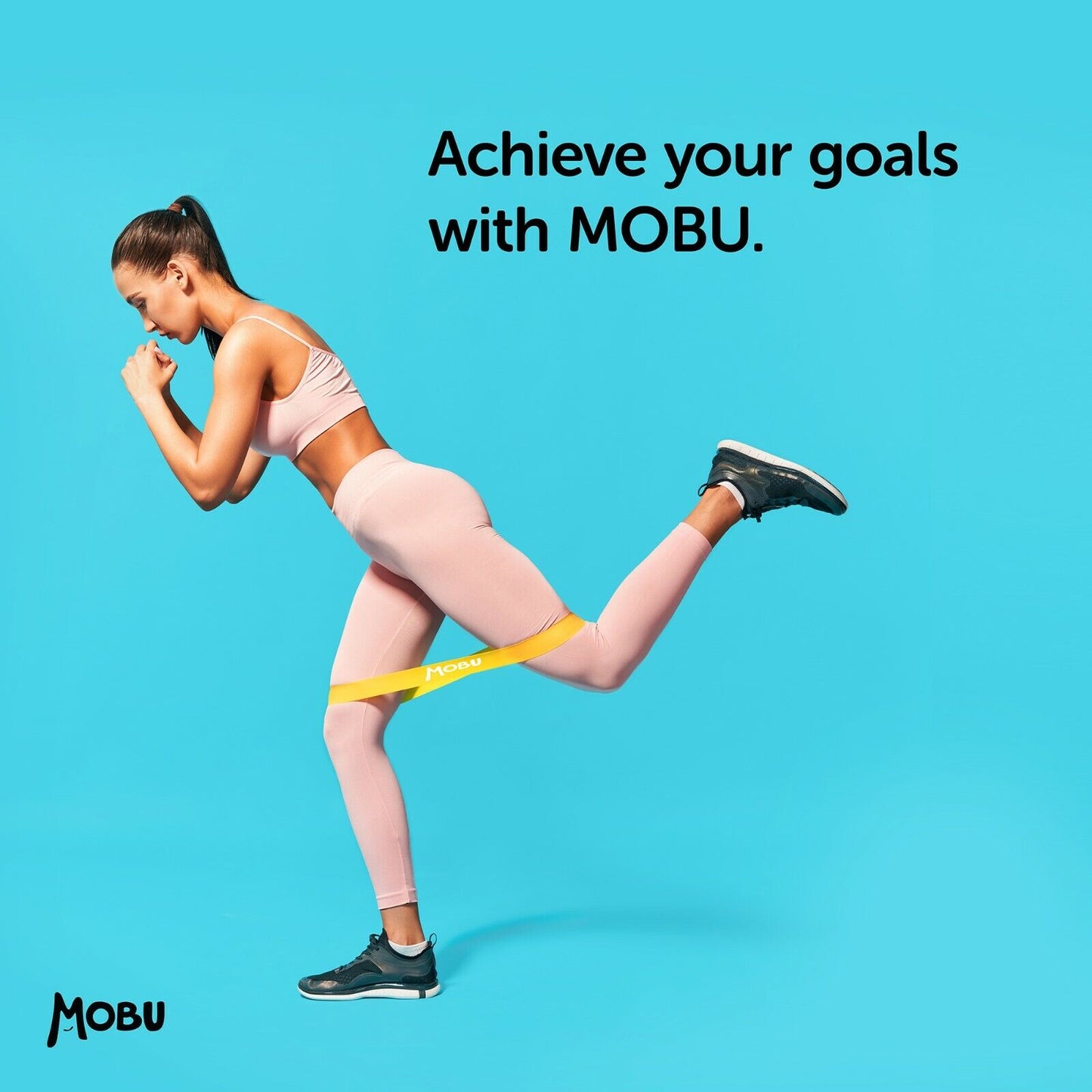 Resistance Bands Exercise Sports Loop Fitness Home Gym Yoga Latex Set - MOBU UK