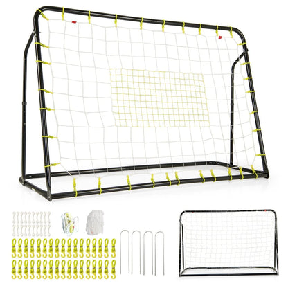 2-In-1 Kids Soccer Rebounder and Soccer Goal for Kids Aged 6+ Years Old