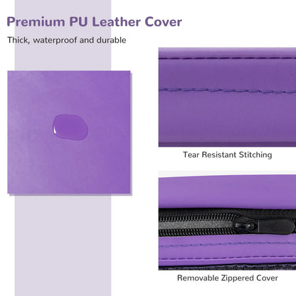 Folding Gymnastics Mat with Carrying Handles and Loop Fastener
